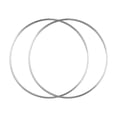 thumbnail image 3 of Elodie 2 Pieces Metal Floral Hoops Circle Versatile for Wedding Wreath DIY Birthday Diameter 40 cm, 3 of 8