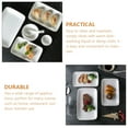 thumbnail image 6 of Set of 4 White Dinner Plates - , Elegant, and Unbreakable Dinnerware for Everyday Use, 6 of 6