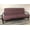 Linen Wine Burgundy Mix, variant on OctoRose Full Size 3 Side Zipper Premium Upholstery  Linen Brown / Black Mixed Futon Cover (Linen-Brown)