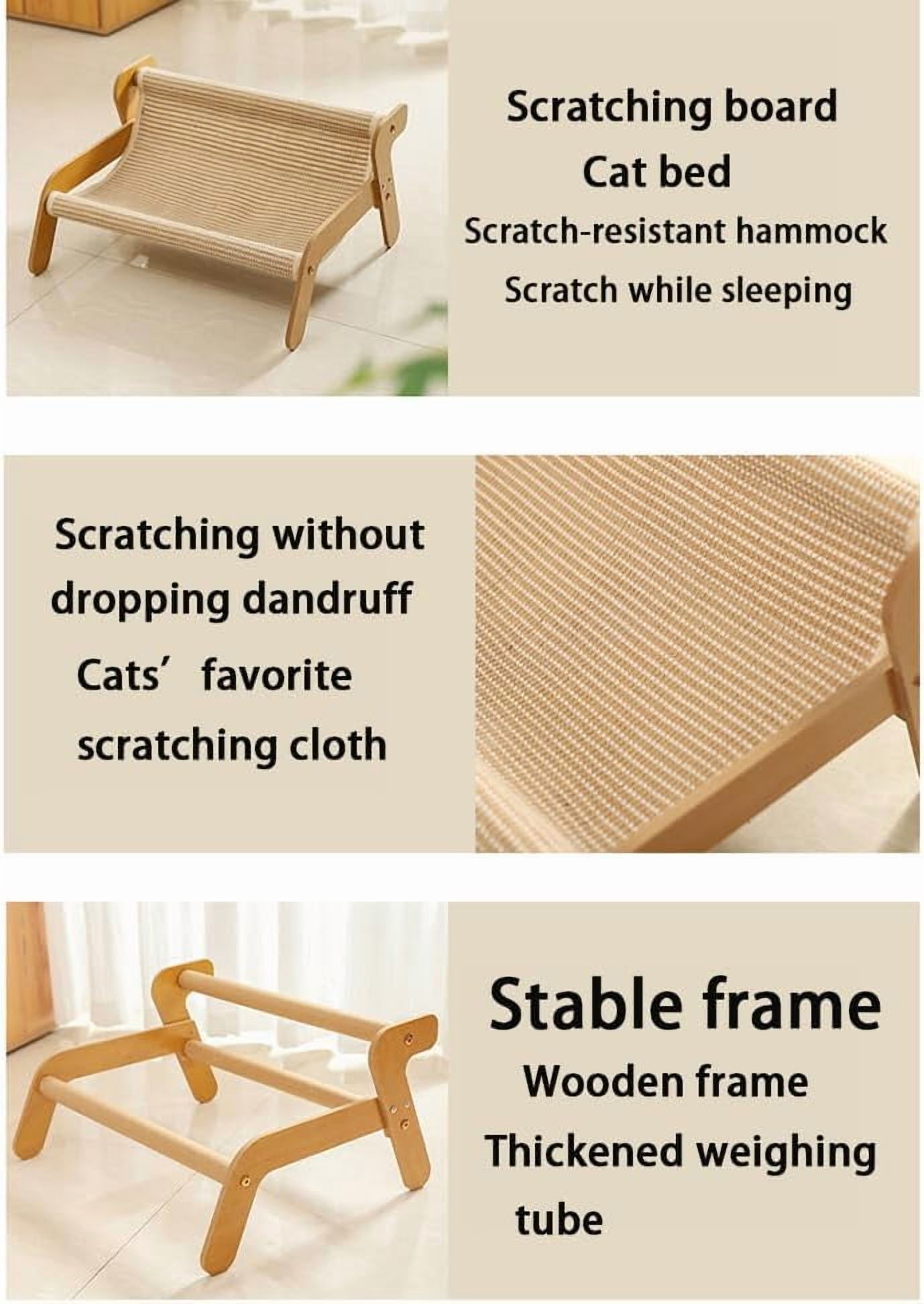 Cat Bed, Cat Lounge Chair, Cat Scratching Board Cat Bed, for Living Room Bedroom