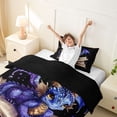 thumbnail image 3 of Metsweet Watercolor Dragon Twin Duvet Cover, Vintage Library Book Twin Bedding, Purple Black Brown,Black Reversible,2pcs,1 Duvet Cover and 1 Pillowcase, 3 of 6