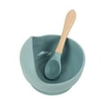thumbnail image 2 of Iodue Tableware Special Bowl For Children To Learn To Eat Certificated Baby Silicone Bowl Dessert Feeding Plate Silicone Suction Bowl For Baby Tableware Set With Spoon…, 2 of 4
