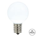 thumbnail image 2 of Vickerman G50 Cool White Ceramic LED Nickel Base Bulb E17 .8 Watts, 25 Bulbs per Pack., 2 of 2