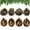 8 Pcs丨1 for each type, variant on Runskmd 4 Pcs Raccoon Christmas Ornament Christmas Tree Animal Pattern 2D Acrylic Ornament Squirrels Raccoons Pendant Animal Decoration Christmas Decor Keepsake
