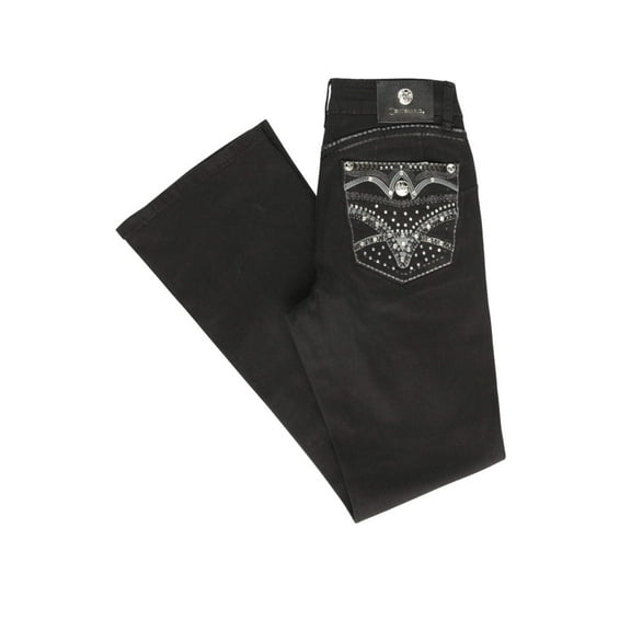 Centenario Hip-Up Bootcut Denim Jeans - Black 45319
