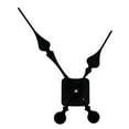 thumbnail image 1 of Shisuyan Wall Clock Movement Components Plastic Black 1 Set 10.8x1.1in, 1 of 8