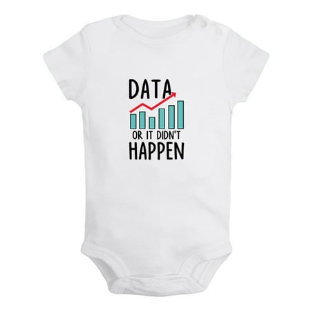 

Data Or It Didn t Happen Funny Rompers For Babies Newborn Baby Unisex Bodysuits Infant Jumpsuits Toddler 0-12 Months Kids One-Piece Oufits (White 12-18 Months)