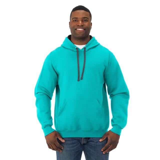 Fruit Of The Loom Unisex Sofspun Hooded Sweatshirt, M, Scuba Blue
