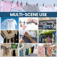 thumbnail image 2 of Moocorvic Clearance Retractable Clothesline, Clothes Line Retracting Indoor, for Camping, Backyard, Durable Wild Travel Portable Windproof Clothesline Clips Hanger, 2 of 6