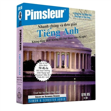 Pimsleur English for Vietnamese Speakers Quick & Simple Course - Level 1 Lessons 1-8 CD : Learn to Speak and Understand English for Vietnamese with Pimsleur Language (Best Way To Learn Vietnamese Language)