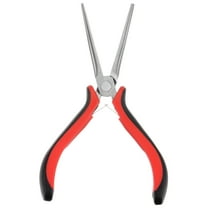 Uxcell Mini Needle Nose Pliers 4.5" Mini Flat Jaw Precision Plier with Plastic Handle for DIY Crafts