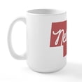 thumbnail image 2 of CafePress - Nebraska - 15 oz Ceramic Large White Novelty Mug, 2 of 6