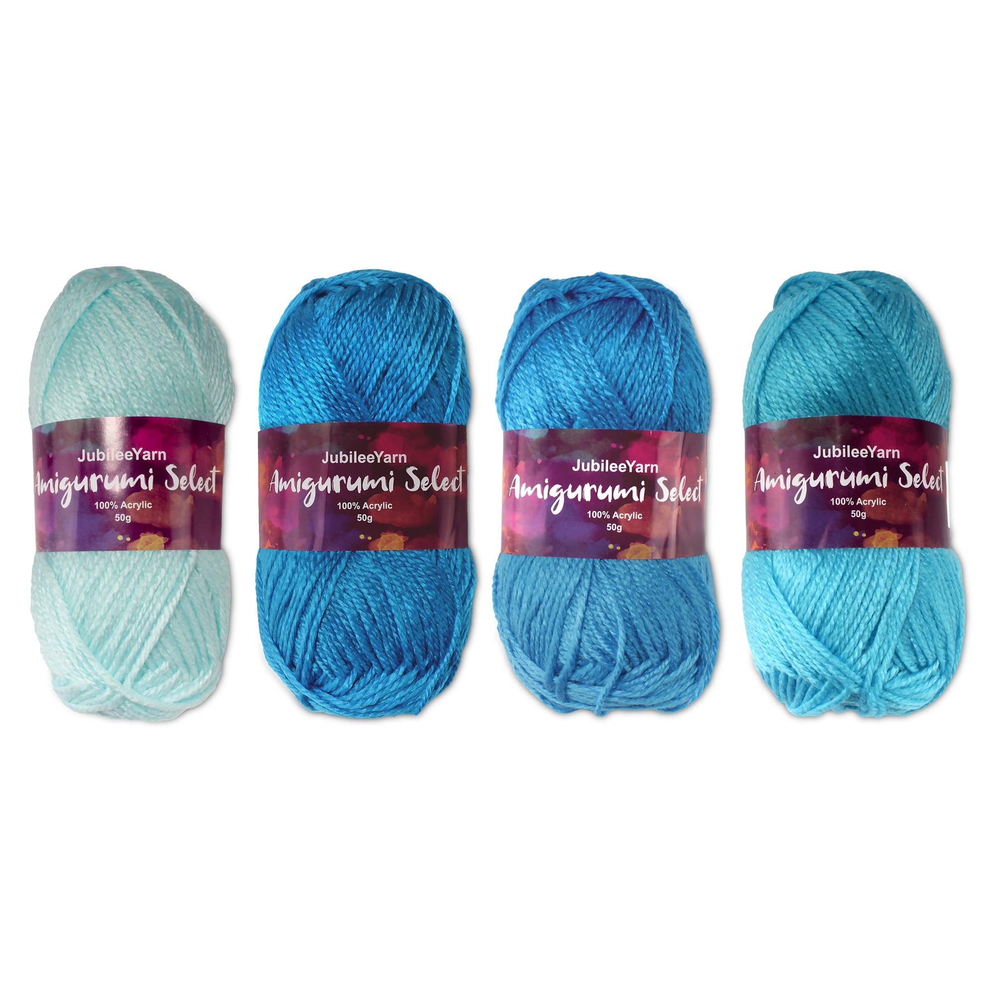 10 x Super Soft Crochet Cotton Ball 50g Wool Yarn Baby blue NEW WIN-083