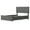 Dark Gray, variant on Full/Queen/King Size Upholstered Platform Bed Frame - Adjustable Headboard & 4 Storage Drawers, Button Tufted Design, No Box Spring Needed