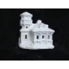 Painted Village - Plastercraft unpainted holiday village house Approx. use acrylic paints 4