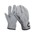 thumbnail image 1 of Leather Fire Resistant Heat Resistant Glove Outdoor Barbecue Heat Resistant Wear Resistant Two Layer ,Easy to Use, 1 of 6