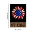 thumbnail image 3 of QuanTara Double Sided Patriotic Garden Flag, 11.8x17.7in Americans Flag Outdoor Yard Porch Decoration for 4th of July, Memorial Day, Home Decor, 3 of 6