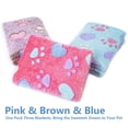 thumbnail image 2 of Mantas para mascotas LeapSheep, paquete de 3, con estampado de corazones para perros y gatos, 2 of 7