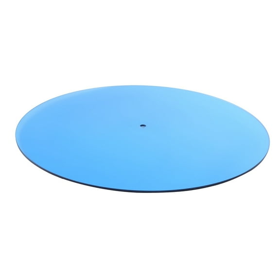 300mm X 3mm Acrylic Slip Mat for Phonograph Turntable Vinyl Anti-Static Practical Disc Player LP Mat Vinyl Record Pad,B