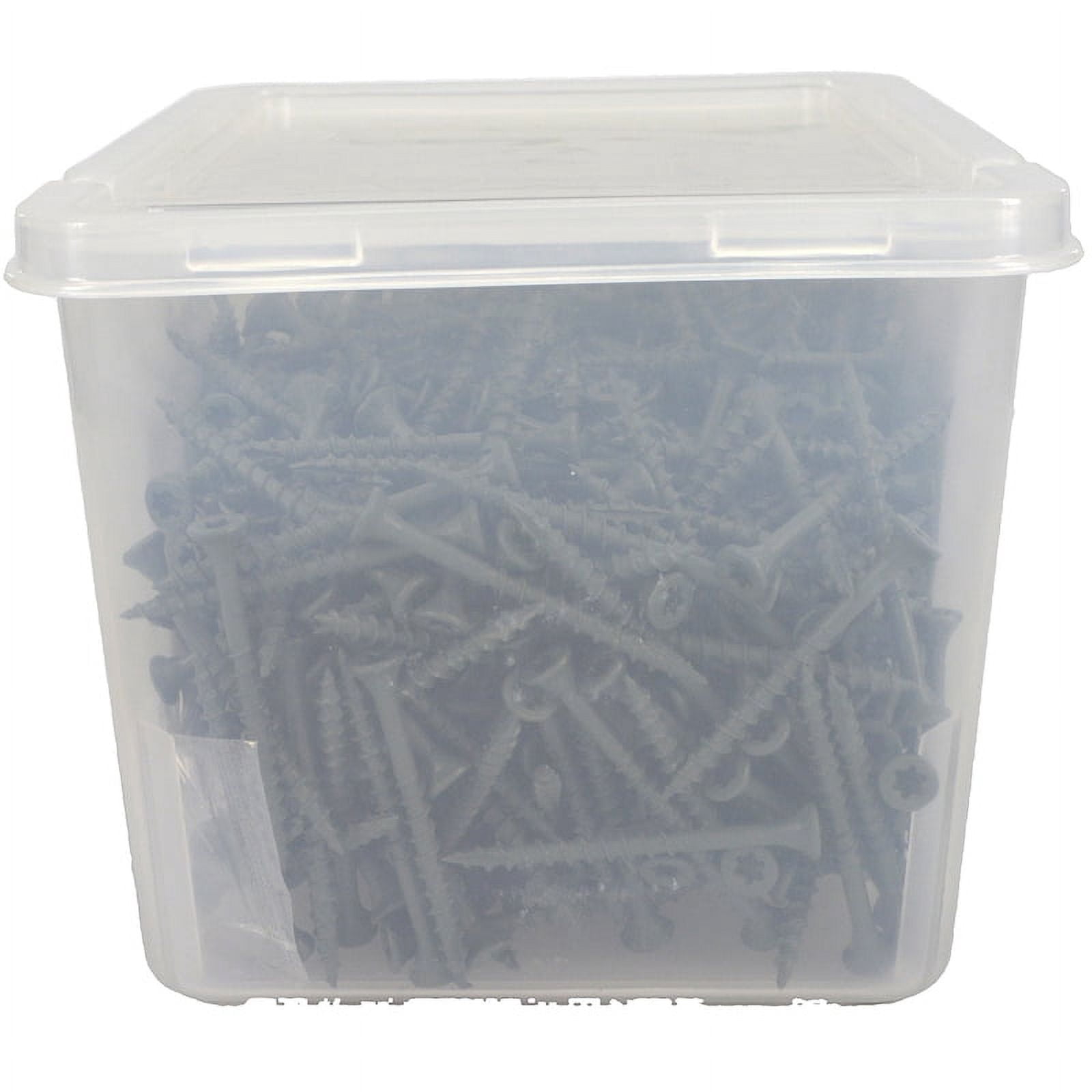 Deck Plus Exterior Green, Wood Screws, Steel, Self-Drilling, (#8 x 2"), 5lb Box