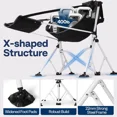 thumbnail image 2 of SPECSTAR Hammock Camping Chair with Removable Footrest Portable Outdoor Swinging Chairs, 2 of 9