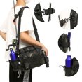 thumbnail image 2 of Tactical Fishing Lure Bag Sling Fishing Tackle Molle Backpack with Rod Holder Box Storage Outdoor Compact Waist Rig Pouch, 2 of 7