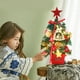 thumbnail image 5 of Mini árbol de Navidad de 50 cm, árbol de Navidad de escritorio con juego de luces, decoración para festivales, escaparate. Pilas no incluidas. Se requieren dos pilas AA. Decoraciones para festivales., 5 of 6