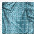 thumbnail image 4 of Soimoi Blue polyester Crepe Fabric Geometric Arrow Tribal Decor Fabric Printed Yard 52 Inch Wide, 4 of 5