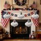 thumbnail image 5 of 6pcs Onions Shaped Hanging Ornaments Red White Blue Baubles Set For Independence Day 4th Of July Christmas Tree Holiday Party Home Decorative Supplies, 5 of 6