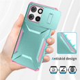 thumbnail image 3 of Rugged Case for Motorola Moto G Stylus 2025 with Slide Camera Cover & Drop Protection Green, 3 of 5