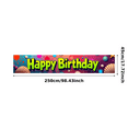 thumbnail image 3 of Underwater Themed Happy Birthday Backdrop Banner with Colorful Fish and Coral Elements Party Supplies Photography Props Birthday Decoration Birthday Party Decorations, 3 of 7