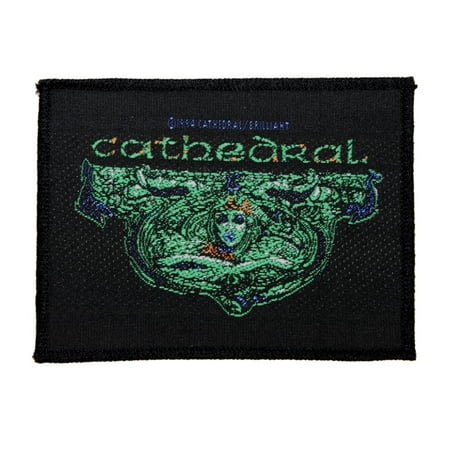 Cathedral Soul Sacrifice Rectangle Patch Band Name Doom Metal Sew On