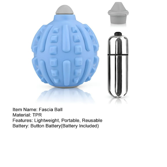 XIRQI Vibrating Massage Ball High-Intensity Pain Relief Physical Therapy Portable Deep Tissue Muscle Massager Fascia Ball