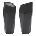 thumbnail image 5 of 2 uds cubo de basura para coche con tapa impermeable decorativo automotriz portátil cubo de basura automático negro, 5 of 5