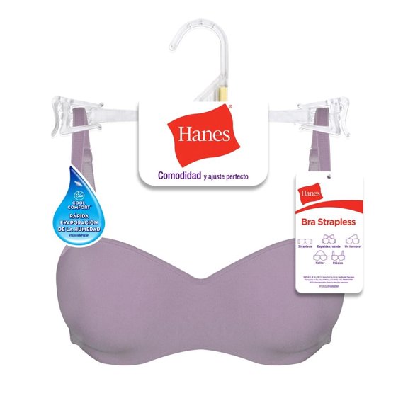 Brasier Hanes Intima Strapless Con Push Up