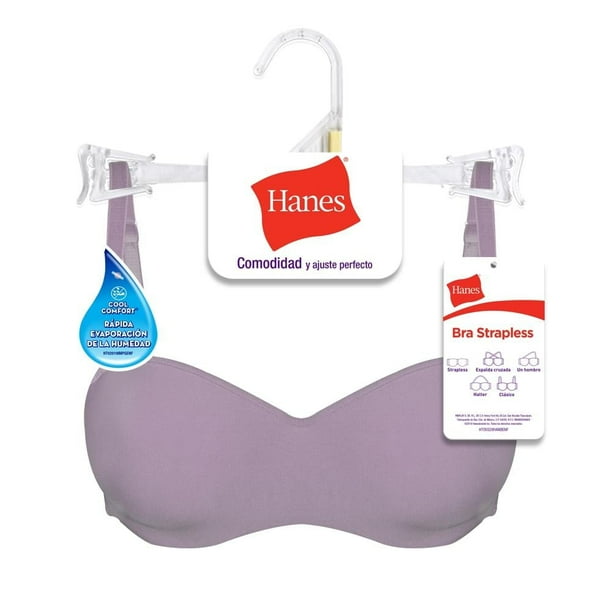 Brasier Hanes Intima Strapless Con Push Up