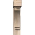 thumbnail image 2 of Ekena Millwork 7 1/2"W x 34"D x 34"H Imperial Block Smooth Bracket w/ Offset Brace, Douglas Fir, 2 of 25