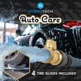 thumbnail image 4 of Hydrotech 60 ft Garden Hose – Patented Force Control, Burst-Proof, Lightweight, Flexible, No-Kink Design, 5/8", 4 Tire Hose Guides, Ideal for Car Wash & Automotive Care, 4 of 14