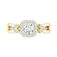 thumbnail image 4 of Rosec Jewels Certified Lab Grown Diamond Classic Engagement Ring for Women, EF-VS Quality, 14K Yellow Gold, US 13.00, 4 of 8
