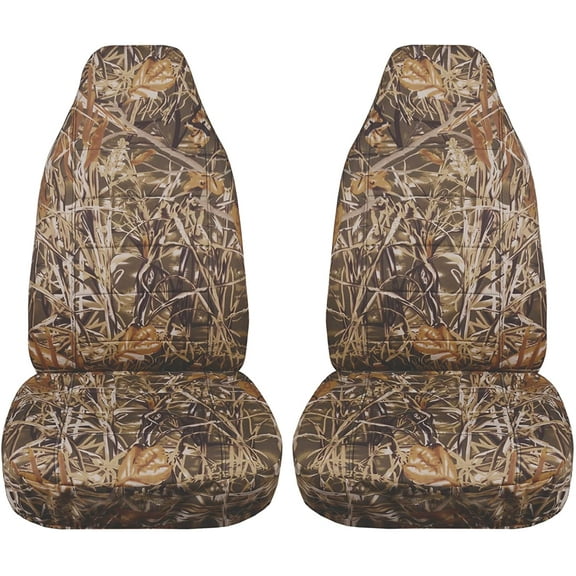 Designcovers Fits 2004-2012 Chevy Colorado/GMC Canyon Camo Wetlands Bucket Seat Covers
