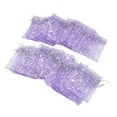 thumbnail image 2 of Mesh Bags, Star Pattern 4.5 X 3.3in Drawstring Sheer Mesh Bag  For Party Purple, 2 of 8