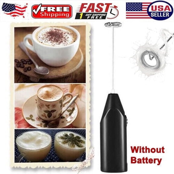 Electric Milk Frother Drink Foamer Whisk Mixer Stirrer Coffee Eggbeater Handheld