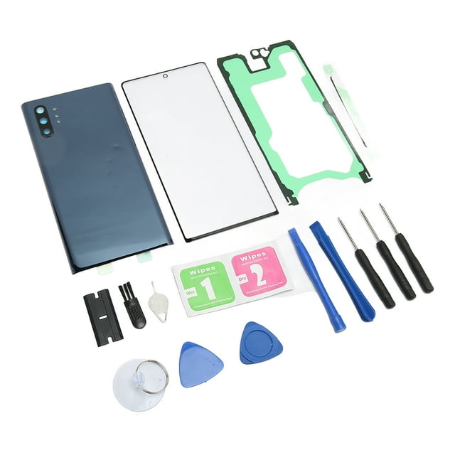 Replacement d'Écran en Verre Arrière, Remplacement Mince Ajustement Parfait Professionnel Écran en Verre Extérieur Résistant à l'Usure Précis pour Réparer Noir, Blanc, Bleu, Coloré