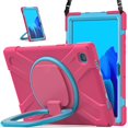 thumbnail image 2 of Colorful Case For Samsung Tab A7 10.4 Inch T500 With Shoulder Strap, Big Adjustable Ring Stand, Shock Protection Cover, 2 of 5