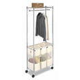 thumbnail image 3 of Whitmor 6058-546-1 14.25 x 30 x 75 in. Steel Supreme Laundry Center with Shelve - Chrome, 3 of 3
