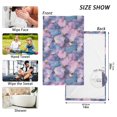 thumbnail image 6 of Yayeee 100% Cotton Hand Towels for Bathroom 16" x 28" Soft Absorbent Kitchen Towel, Watercolor Pink Marble Pattern, 6 of 7
