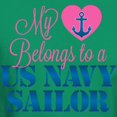 thumbnail image 3 of CafePress - Heart Navy Sailor Dark T Shirt - Men's Classic Graphic Cotton T-Shirt, 3 of 4