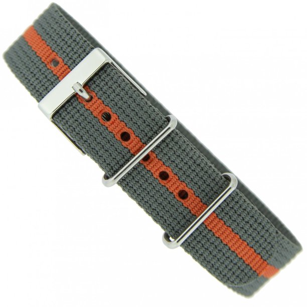 Tech Swiss Nylon Strap Watch Band Onepiece Sport Strap Stainless