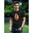 thumbnail image 2 of Orange Ninja Gamer Icon Tee Men's -Image by Shutterstock, 2 of 4