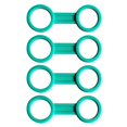 thumbnail image 1 of 4 Pieces Scuba Diving Snorkeling Snorkeling Silic - Green, 1 of 8
